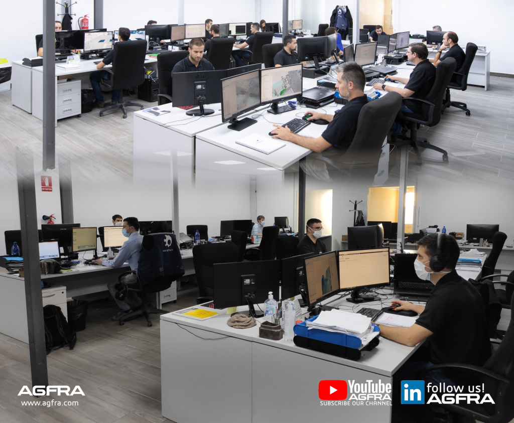 Sala de Ingeniería de Agfra antes y durante la pandemia