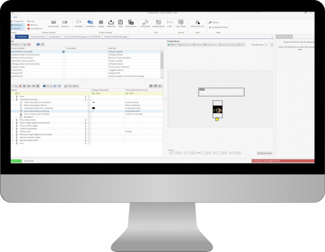 Monitor con configurador Arkite